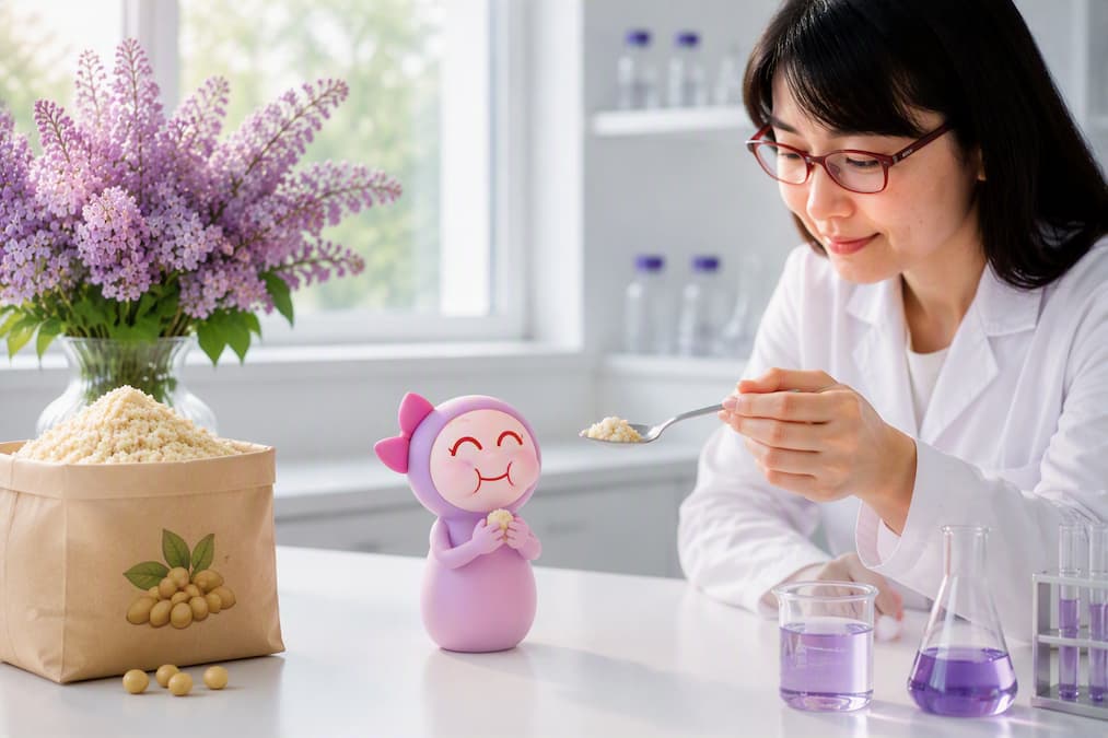 おからを手にするDr.リラ子